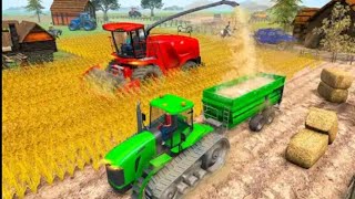 Modern Farming Tractor Driver Simulator - Harvester Tractor Games 3D - AndroidGameplay