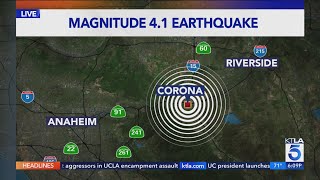 4.1 magnitude quake hits Southern California
