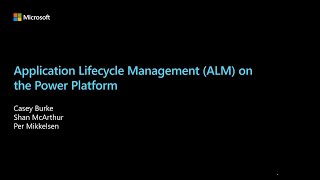 Application Lifecycle Management (ALM) on the Power Platform | BOD133