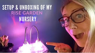 Setup \u0026 unboxing of my RISE GARDEN NURSERY | Growing food in small spaces