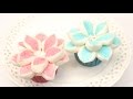 How To Make Marshmallow Flower Cupcakes by CakesStepbyStep