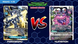 MirageGaogamon .vs. Numemon // Digimon TCG // BT16 EVO CUP