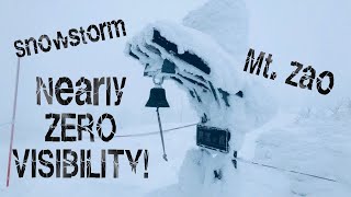 SNOWBOARDING in MT. ZAO YAMAGATA | SNOWSTORM