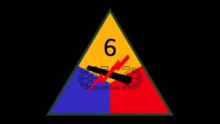 US Army 6th Armored Division Insignia