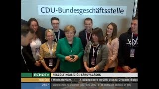 Merkel: kezdődnek a koalíciós tárgyalások - Echo Tv