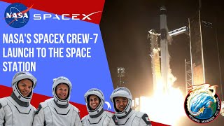 NASA's SpaceX Crew-7 launch to the Space Station and nails booster landing
