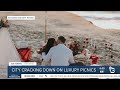 San Diego cracks down on luxury picnics on beach