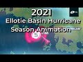 2021 Hypothetical Ellotie Basin Hurricane Season Animation