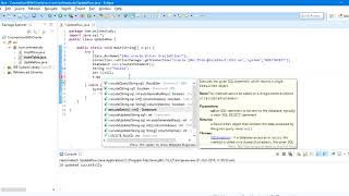 HOW TO UPDATE DATA IN ORACLE DATABASE THROUGH JDBC