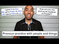 Using pronouns in English