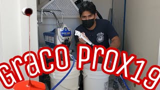 como usar una Graco prox19. Maquina para pintar.