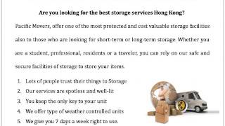 Pacific Movers | Expert Packers Hong Kong| Storage company