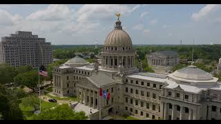 Mississippi State Capitol - Drone Videography (5.1K) DJI Mavic 3 Classic - Version 1