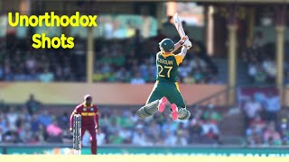 Top 5 Unorthodox Shots in Cricket History of All Times | Crazy Shots in Cricket