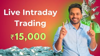 📊 Live Intraday Trading || 20 January || ₹15,000 Booked