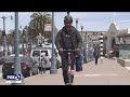 New technology could slow scooter riders' roll if they continue riding sidewalks