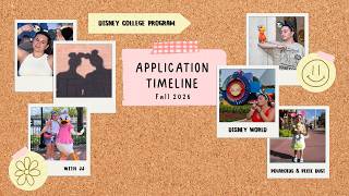 Disney College Program - Application Timeline (Fall 2026)