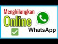 AGAR WHATSAPP TIDAK TERLIHAT SEDANG ONLINE