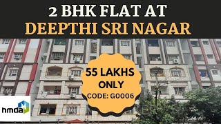 2 BHK flat for sale at DEEPTHI SRI NAGAR, Miyapur. 2 bedroom flat for sale at Miyapur