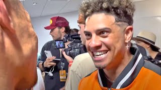 “IT WAS LIKE A MOVIE” AUSTIN MCBROOM RIGHT AFTER FIGHT WITH TAYLER HOLDER