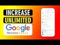 How to increase unlimited Google account reviews and ratings| Google map par rating Kaise badhye