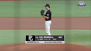 Cal Randall Pitching Highlights At The 2022 Perfect Game National Showcase 17u #WWBA