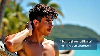 Disrupted Reality Painting Demo: Samuel en la Playa
