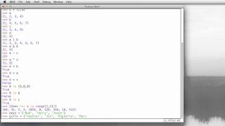 Python: Sets and Set Builder