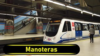 Metro Station Manoteras - Madrid 🇪🇸 - Walkthrough 🚶