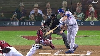 Recker hits a solo homer to left field