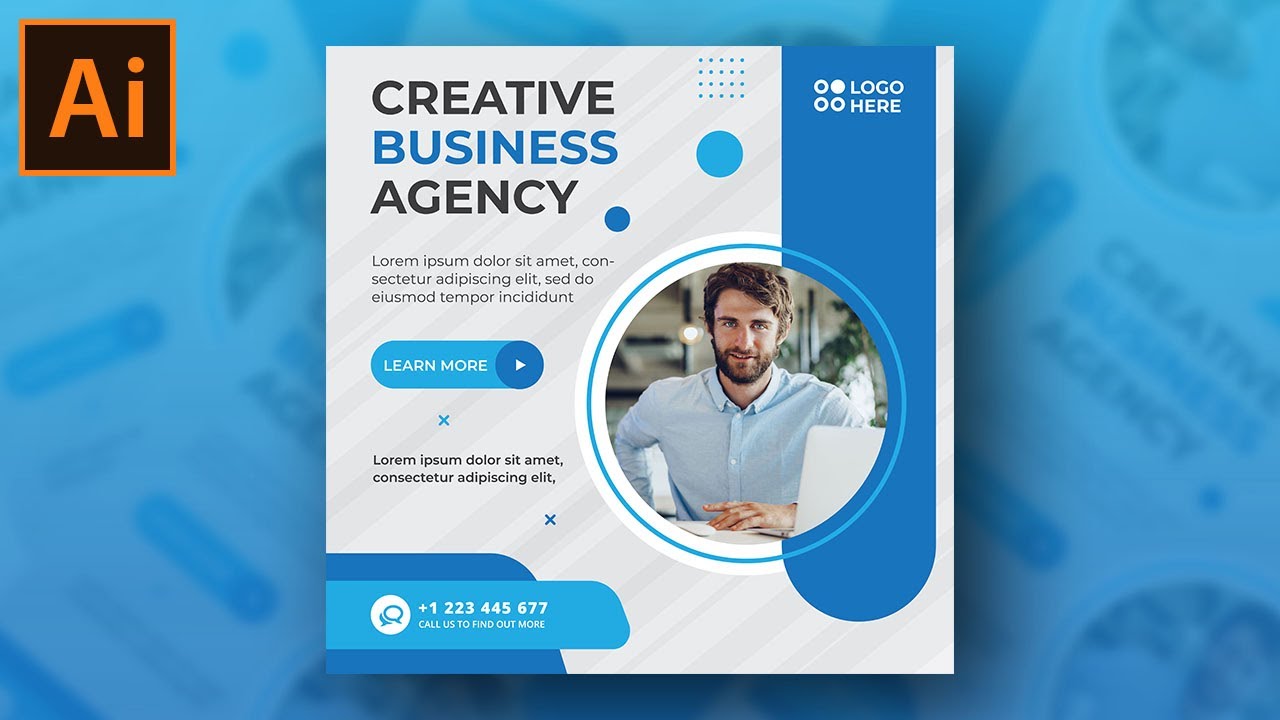 Adobe Illustrator Social Media Templates