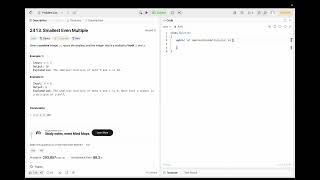 2413. Smallest Even Multiple | Fundamentals | Math Based | Leetcode