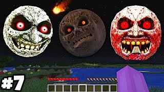 i Found Scary LUNAR MOON 😱 in Minecraft | ( Part -7 ) |