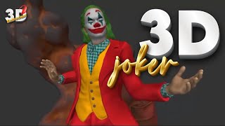 Joker 3d Model | Joker Animation | Joker Movie | Animated Joker | 3d Enthusiast