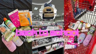 BACK TO SCHOOL | hygiene shopping + emergency kit | SKYY BELL