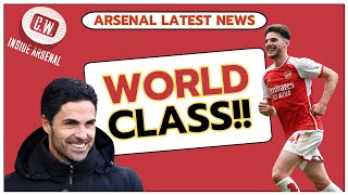 Arsenal latest news: Arteta's £105m bargain | World class Rice | Raya's award | Player ratings