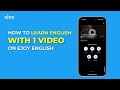 How To Learn English With 1 Video on eJOY English App? | eJOY Tutorials