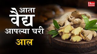 आता वैद्य आपल्या घरी: आले (Ginger Benefits) | Ginger Benefits in Marathi | Home Revise