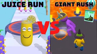 Juice Run VS Giant Rush - Max Level Giant Rush Gameplay iOS,Android Walkthrough Mobile Game