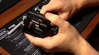 Installing TruGlo TG131GT2Y TFO Night Sights on Glock 36