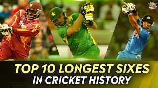 LONGEST SIXES | TOP 10 Longest Sixes in Cricket History | #cricket