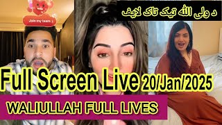 Waliullah Full Screen Tiktok Live 20 Jan 2025