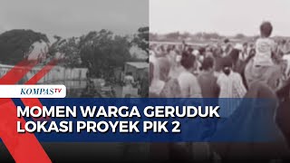 Permukiman Terendam Air akibat Uruk Sungai, Warga Desa Kohod Geruduk Proyek PIK 2