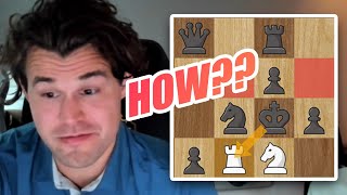 Magnus Carlsen Wins with an UNBELIEVEABLE MOVE!