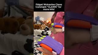 [Item no.32] Fidget Wolverine Claws🐱‍🏍 Check the description for more info! #hero #fidgettoys #claw