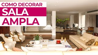 🛋Como decorar sala GRANDE | SIMPLICHIQUE