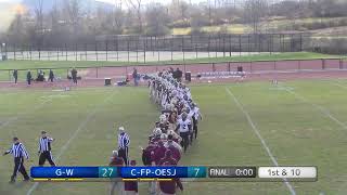 Football: Granville-Whitehall vs Canajoharie-Fort Plain-OESJ 11/2/2024