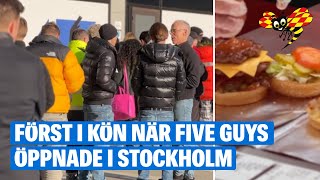 Five Guys öppnar i Stockholm: ”Stått här sen klockan 07”