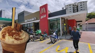 麦当劳新饮料美禄奇巧冰沙槟城美食 Mcdonal New Menu MILO KitKat Smoothie Penang Food