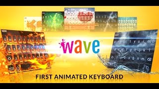 Wave Animated Keyboard